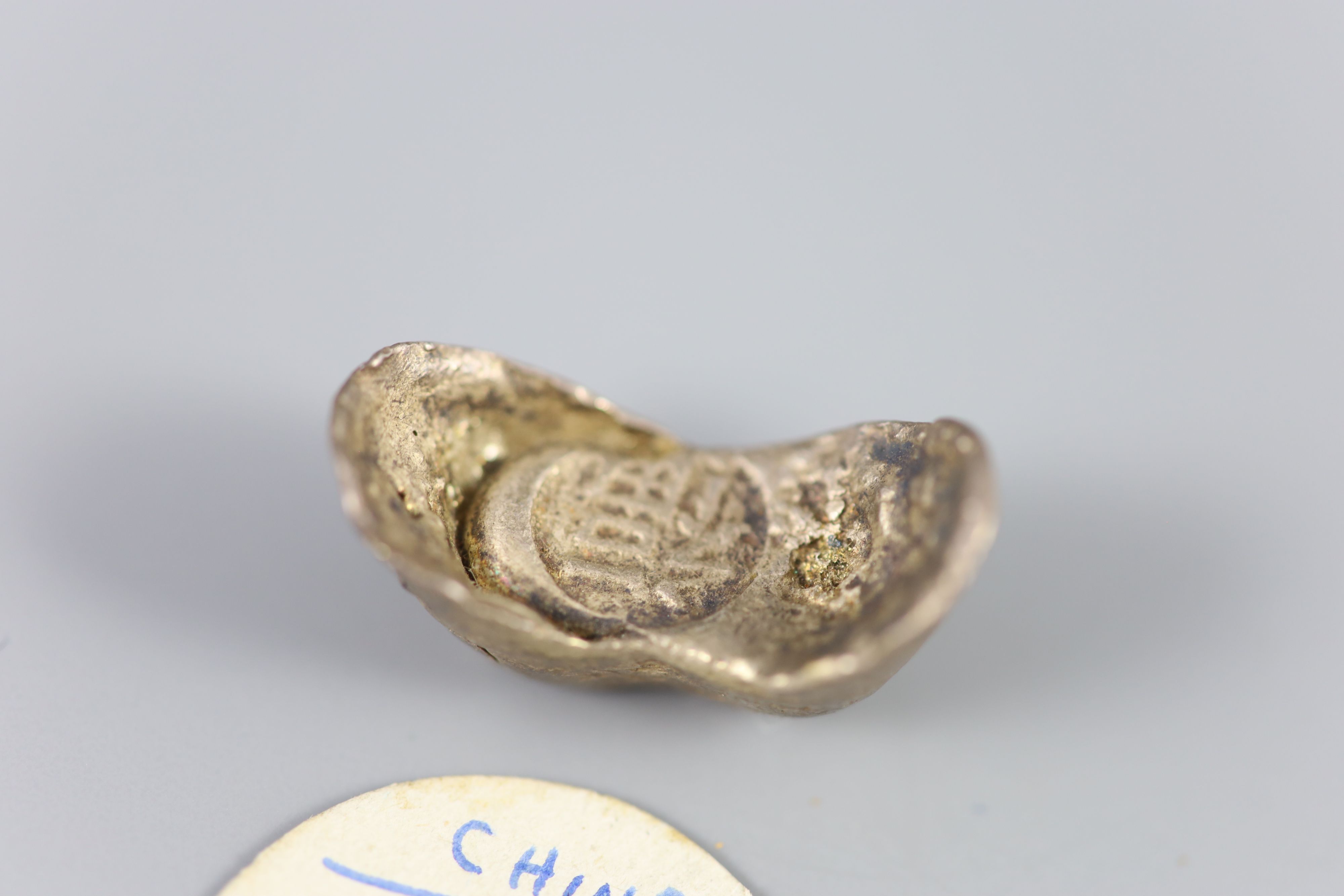 China Empire or Republic period, AR 1 Tael, 36.2g, half tael, 19.2g and quarter tael, 10.8g, all cast silver sycee,